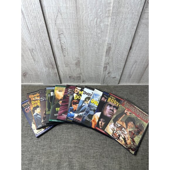 Classic DVD Movie Collection Lot of 12 Dick Tracy Bruce Lee Dragnet and More - Picture 1 of 7